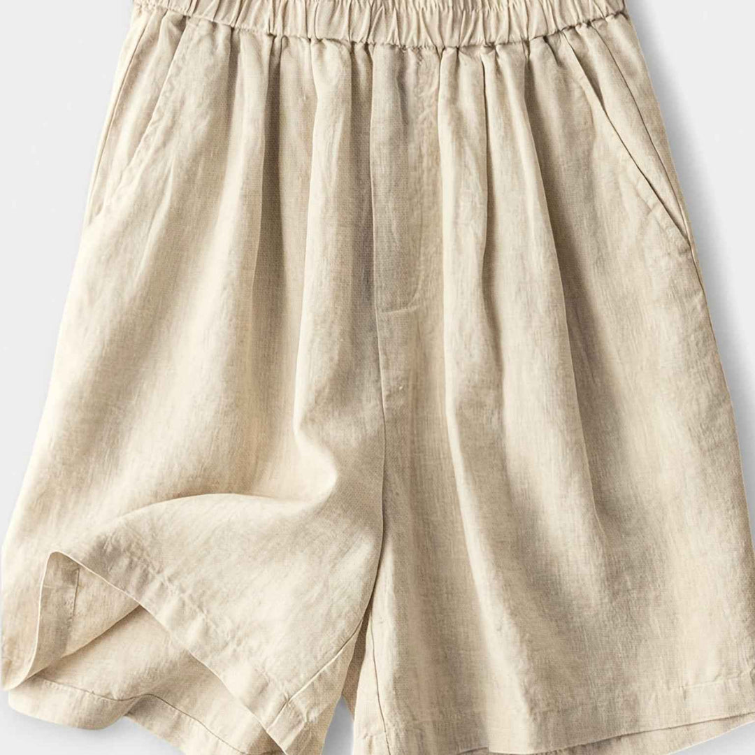 Women's Stylish Shorts - Comfortable and Trendy White