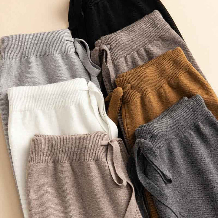Women's Relaxed Fit Wide-Leg Drawstring Pants