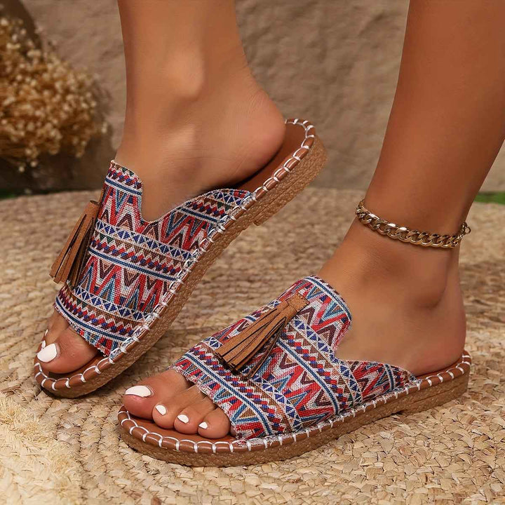 Everly | Comfortable Women's Slides with Ergonomic Sole Red