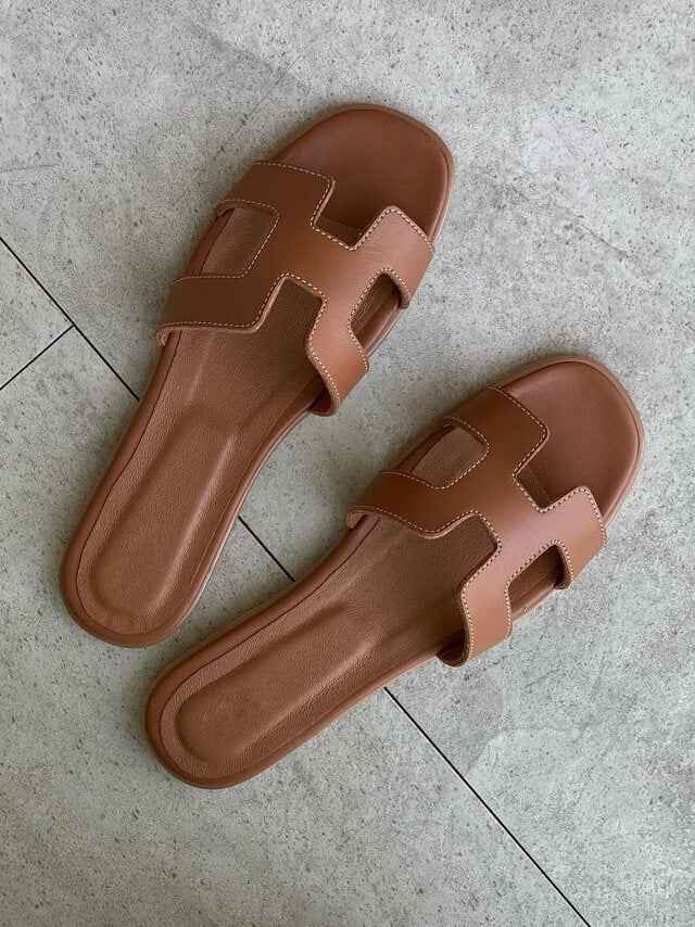 Samantha | Women’s 'H' design Sandals – Elegant Summer Comfort Style