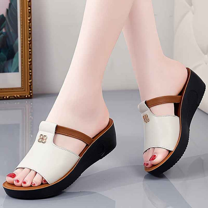 Elegant Women's Sandals with Comfort Platform