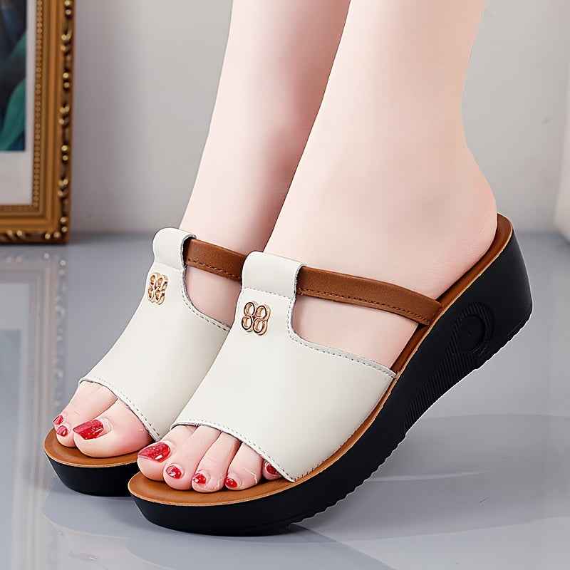 Elegant Women's Sandals with Comfort Platform