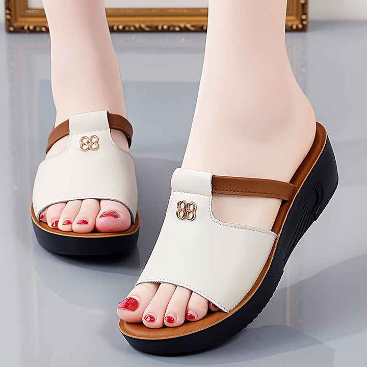 Elegant Women's Sandals with Comfort Platform