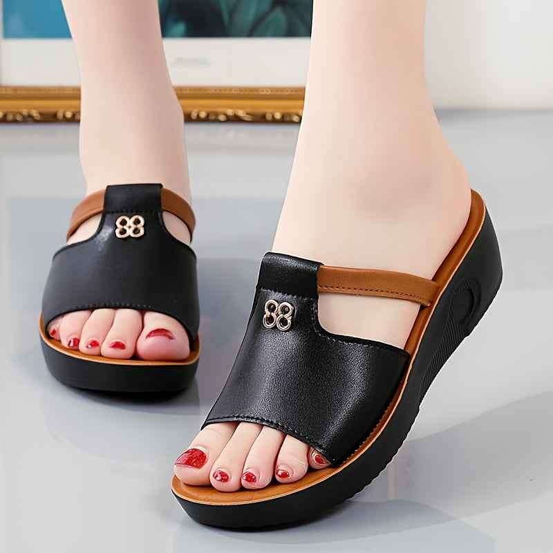 Elegant Women's Sandals with Comfort Platform