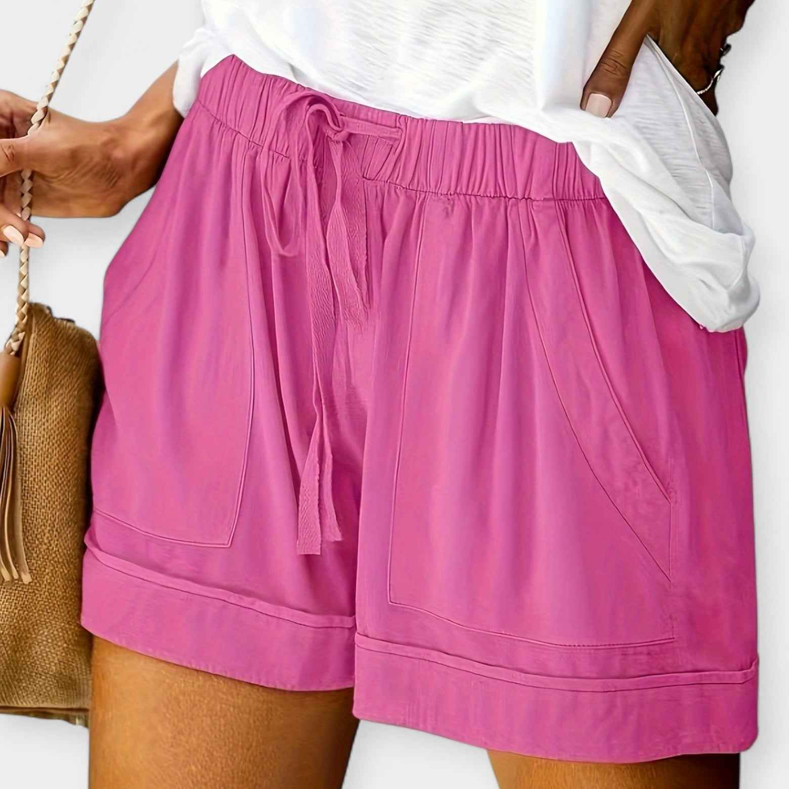 Women's Stylish Shorts for Comfort and Versatility Pink