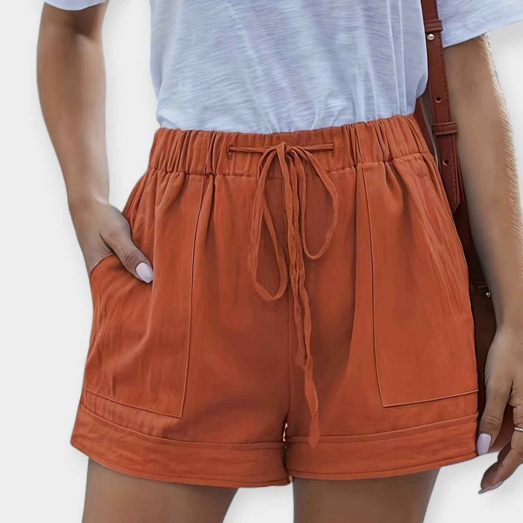 Women's Stylish Shorts for Comfort and Versatility Orange