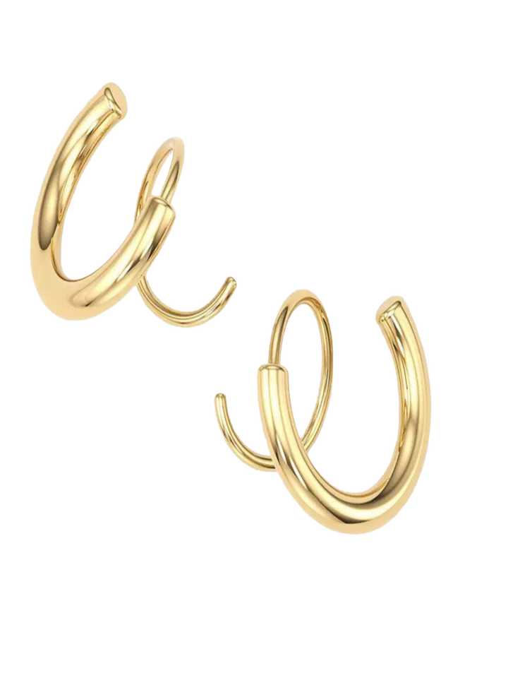 Juna | Women's Statement Spiral Earrings - Stylish & Elegant Default
