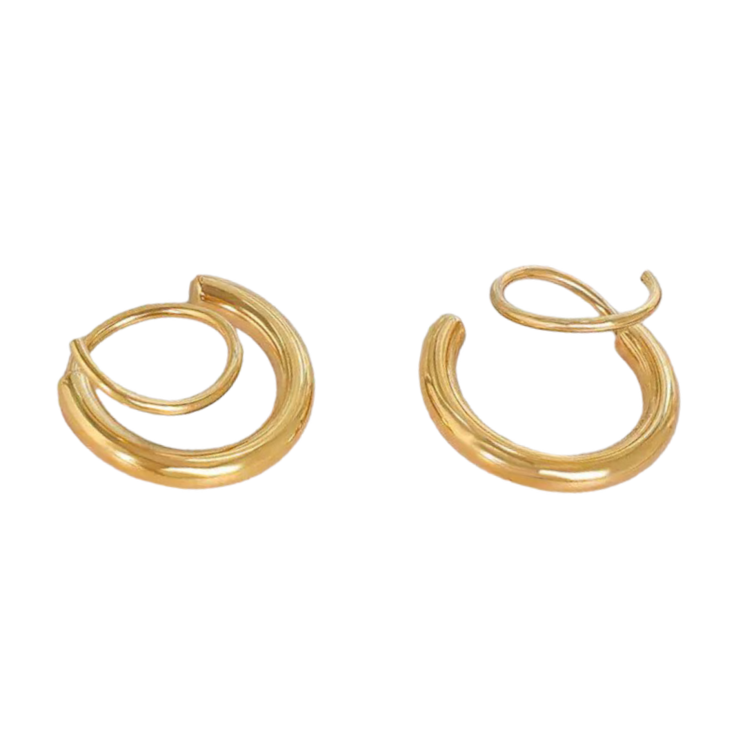 Juna | Women's Statement Spiral Earrings - Stylish & Elegant