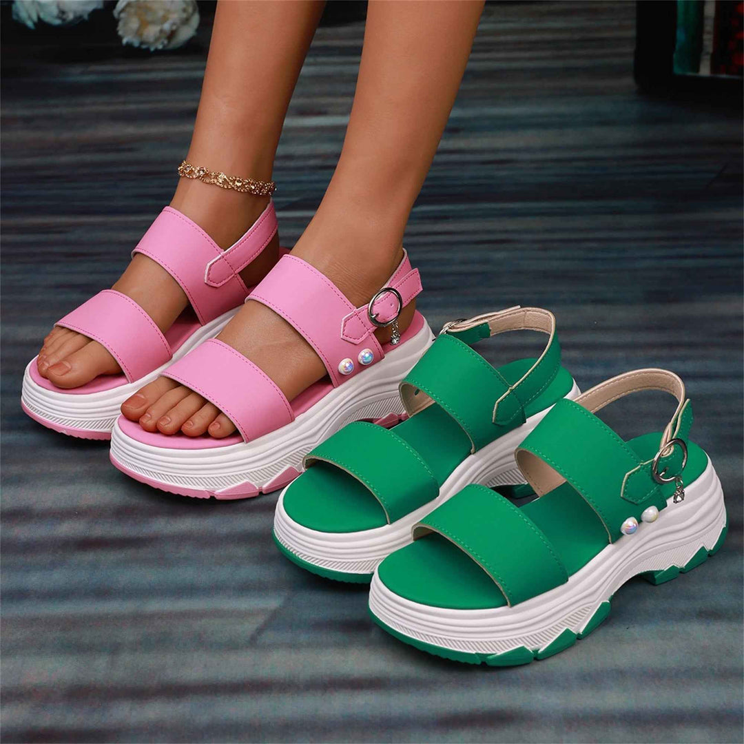 Evelyn | Comfortable Double Strap Sandals for Active Women