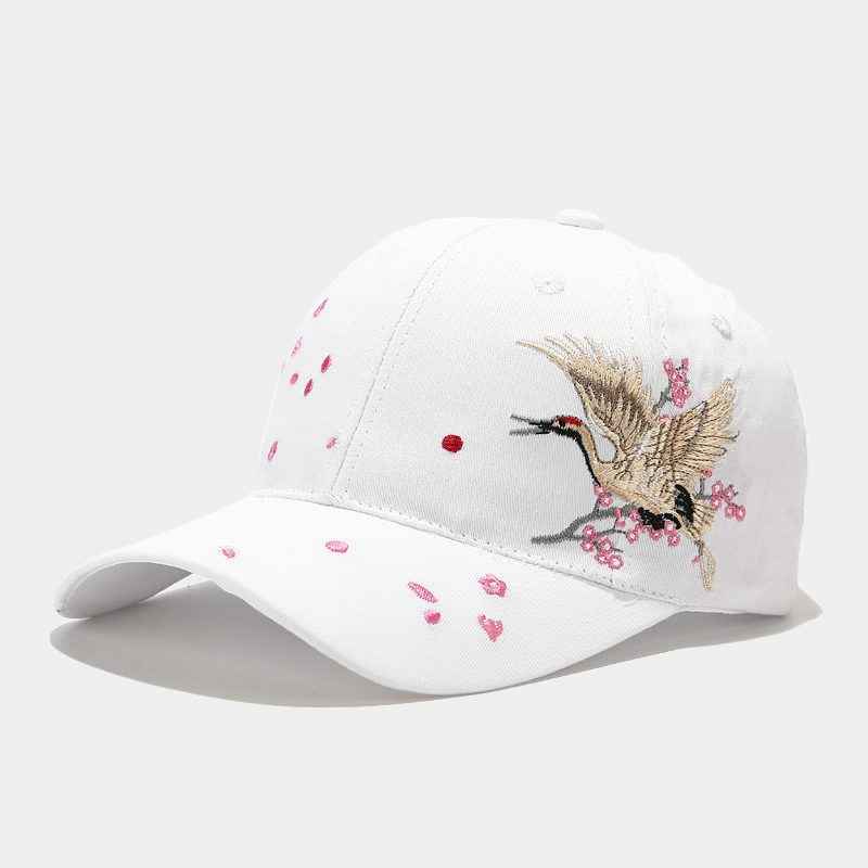 Sports cap cotton baseball cap White