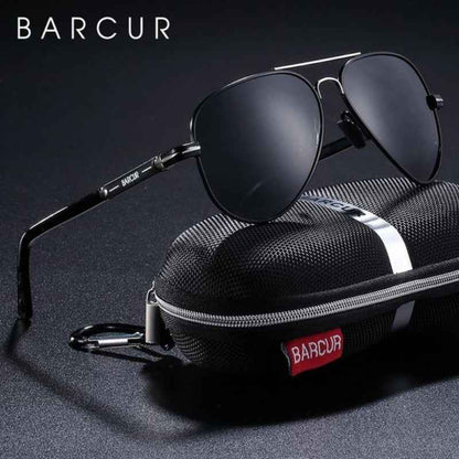 Stylish Aviator Sunglasses for Ultimate Eye Protection Gun Black