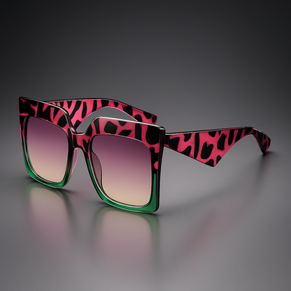 Stylish Cecile-Inspired Sunglasses Neon Jungle