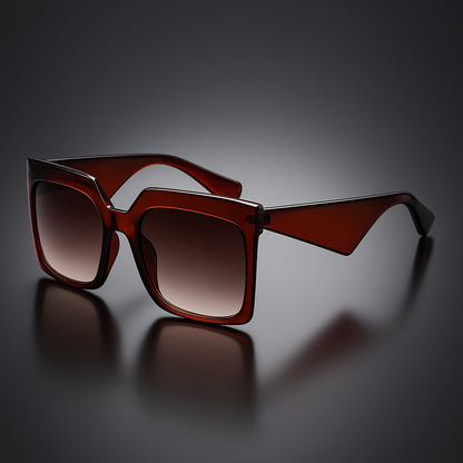Stylish Cecile-Inspired Sunglasses Cognac Fade