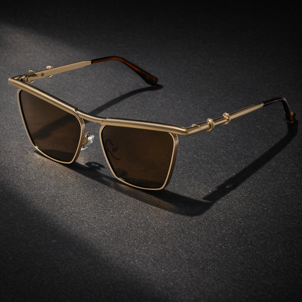 Stylish Oversized Sunglasses for Ultimate UV Protection Amber Brown