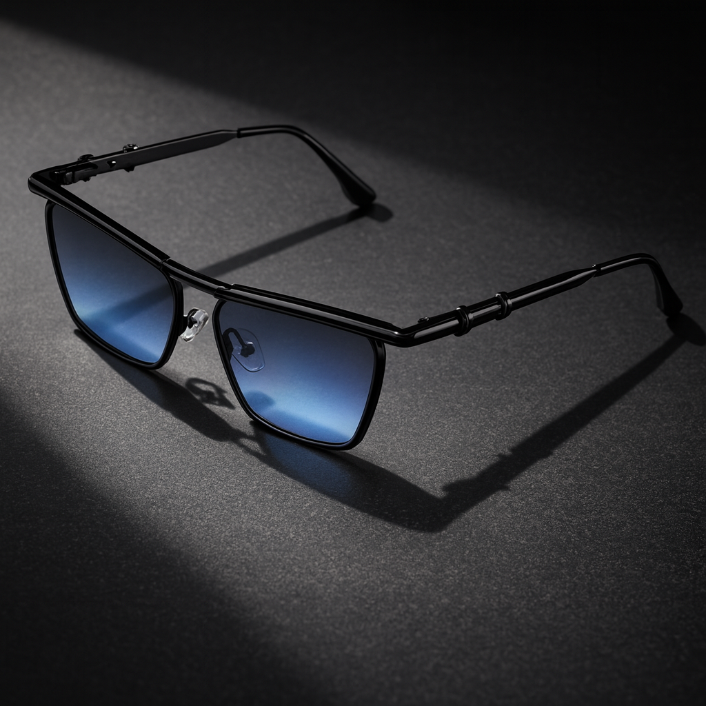Stylish Oversized Sunglasses for Ultimate UV Protection Sapphire Blue