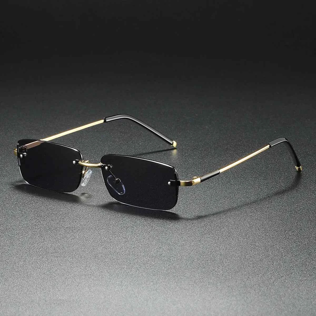 Sunglasses Slim Whiskey Brown Leapoard Phantom Black