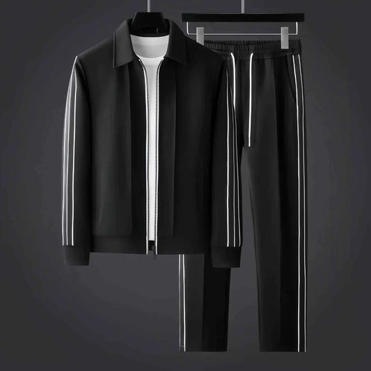 Stylish Tracksuit Set for Ultimate Comfort Black Set