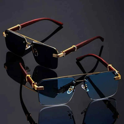 Wooden Frame Sunglasses for a Look