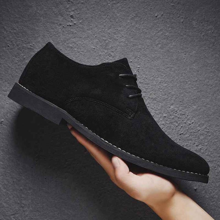 Men's Suede Dress Shoes for Stylish Comfort Black