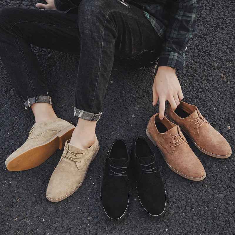 Men's Suede Dress Shoes for Stylish Comfort