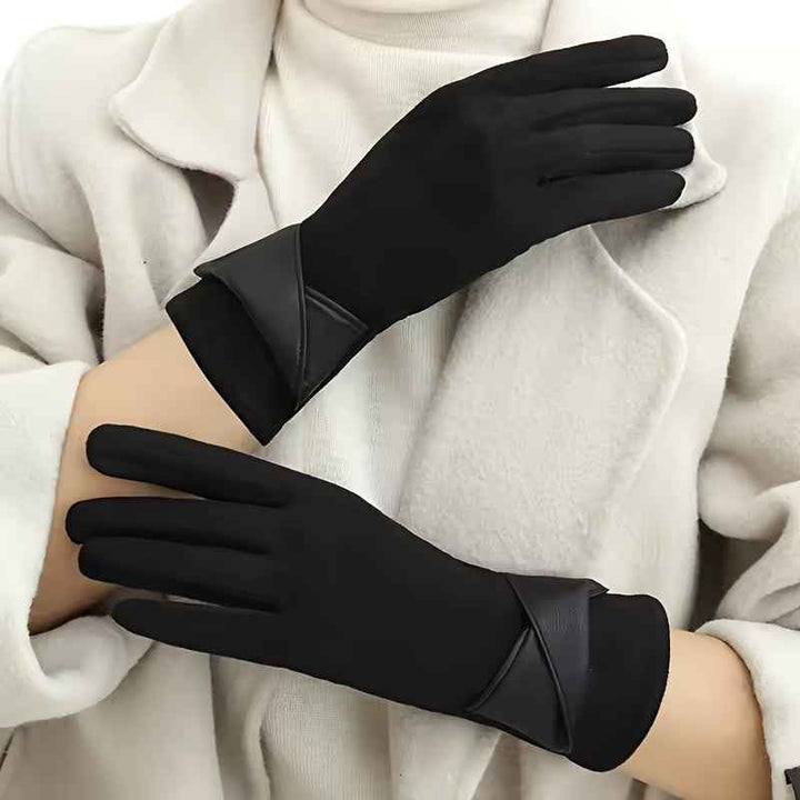 Suede Touch Winter Gloves