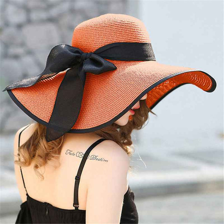 Summer Sun Hat for Ultimate UV Protection and Stylish Outdoor Adventures Orange