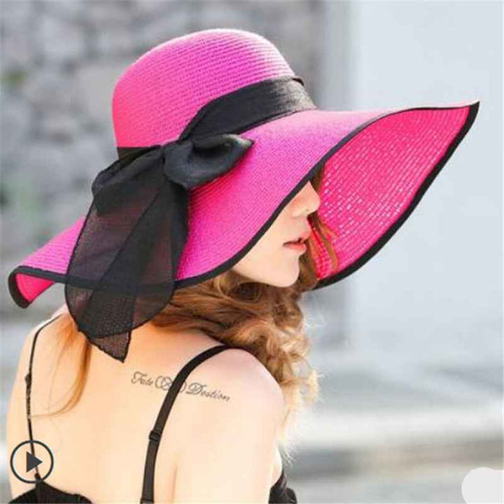 Summer Sun Hat for Ultimate UV Protection and Stylish Outdoor Adventures Rose Red