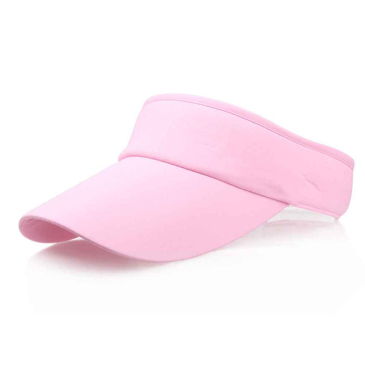 Sun Hat Visor Caps Summer Beach Sunhat Sport Headband Classic Cap Adjustable Sun Sports Visor Hat Baseball Cap Pink adjustable