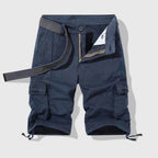 Men's Utility Cargo Shorts for Versatile Outdoor Wear Blue