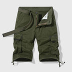 Men's Utility Cargo Shorts for Versatile Outdoor Wear Green