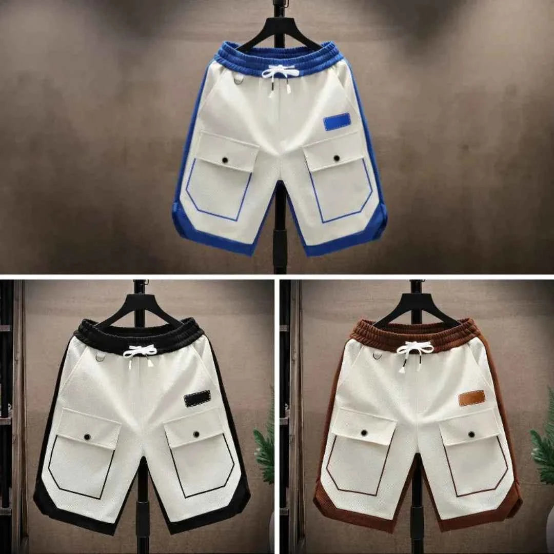 Men's Contrast-Trim Shorts All 3 Colors (Buy 3 Get 1 FREE)
