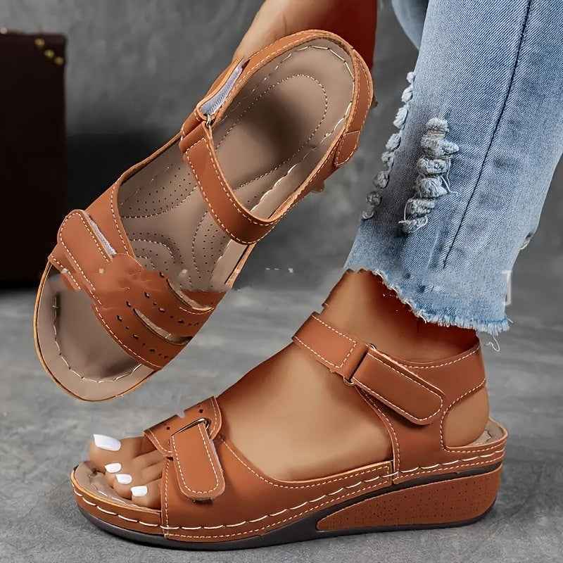 Thick Bottom Plus Size Strap Sandals