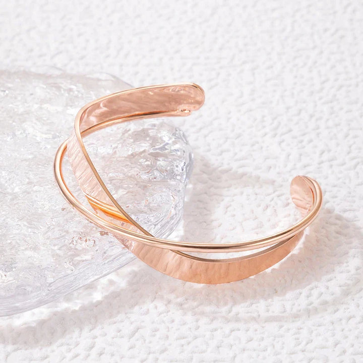 Sophia | Women's Adjustable Gold Cross Design Bracelet