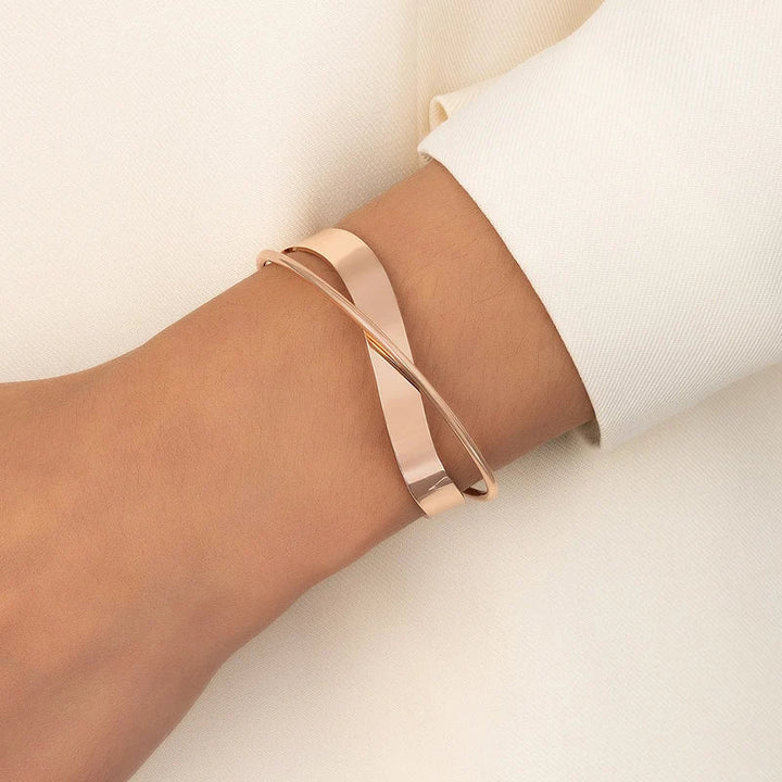 Sophia | Women's Adjustable Gold Cross Design Bracelet