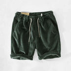 Men's Corduroy Cotton Shorts Green