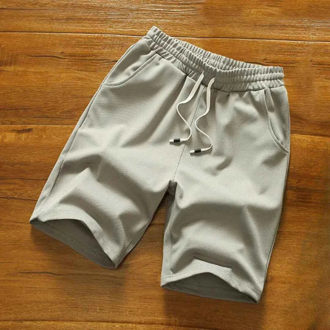 Men's Essential Drawstring Shorts Beige