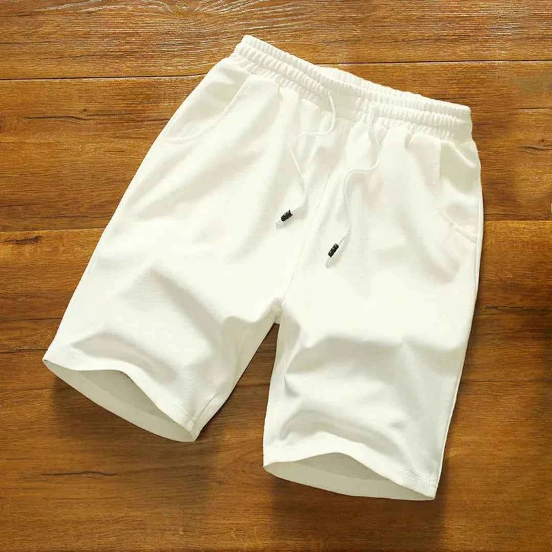 Men's Essential Drawstring Shorts White
