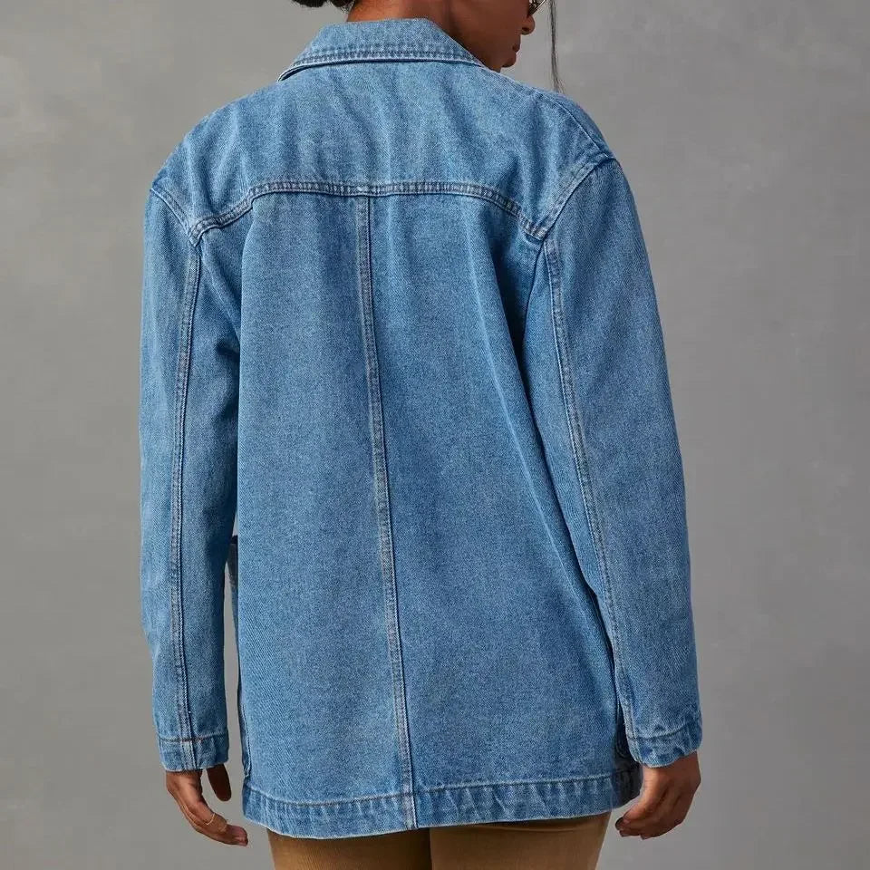 Sophia | Women's Denim Blazer Jacket with Modern Style