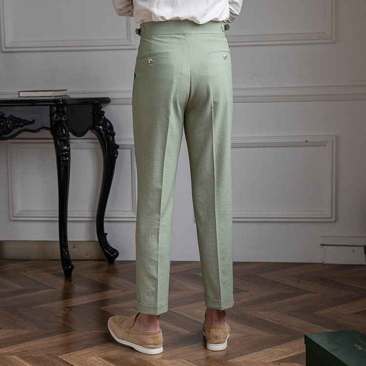 Men's Classic High Waist Vintage Pants – Timeless Fit and Style