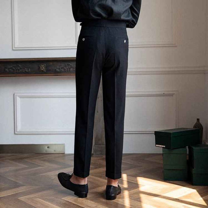 Men's Classic High Waist Vintage Pants – Timeless Fit and Style