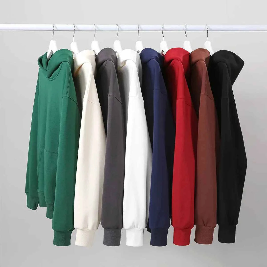 Unisex Heavyweight Cotton Velvet Hoodie
