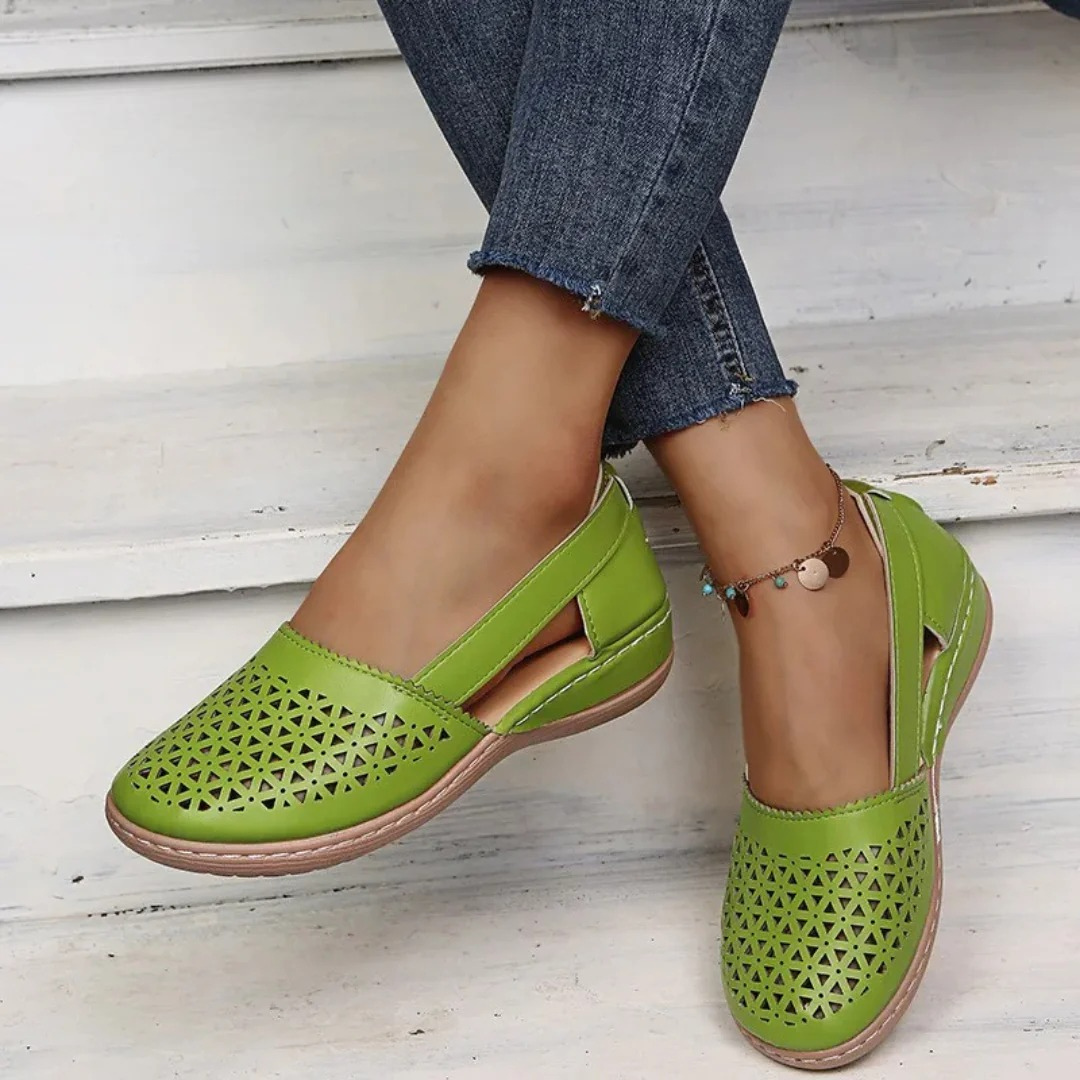 Women's Stylish Slip-On Shoes for Comfort Light Green
