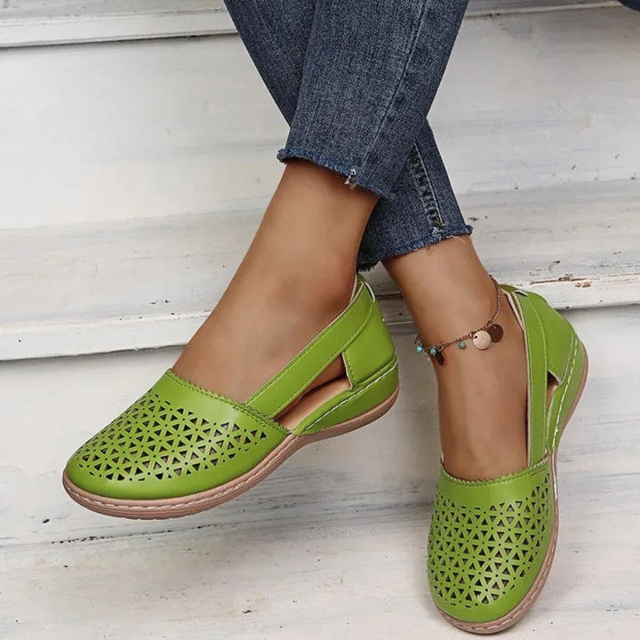 Women's Stylish Slip-On Shoes for Comfort Light Green
