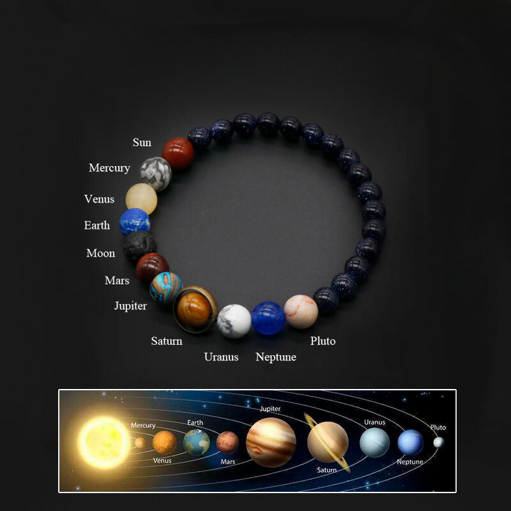 Natural Stone Solar Bracelet