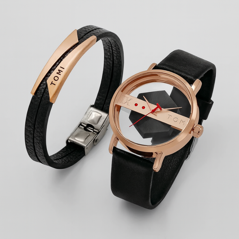 Orbit Timepiece Set Black Copper