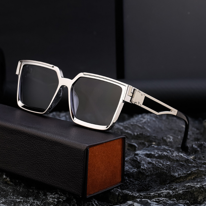 Polarized Sunglasses for Ultimate UV Protection Silver Black