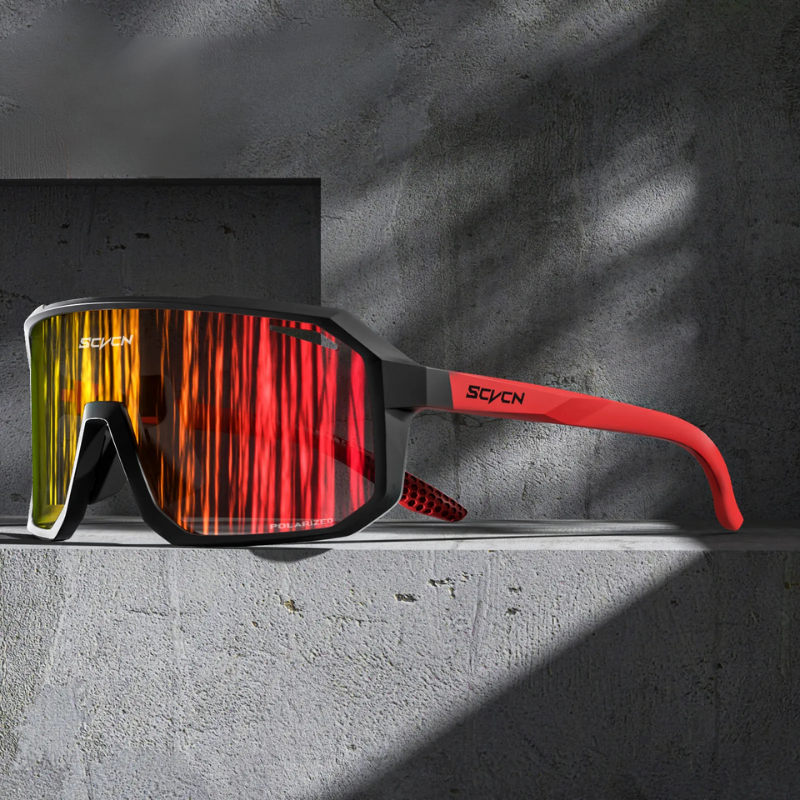 Polarized Solar Shades for Ultimate Sun Protection Sunset Red