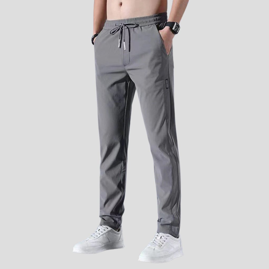 Men's Casual Trousers – Relaxed Fit for Everyday Comfort Gray