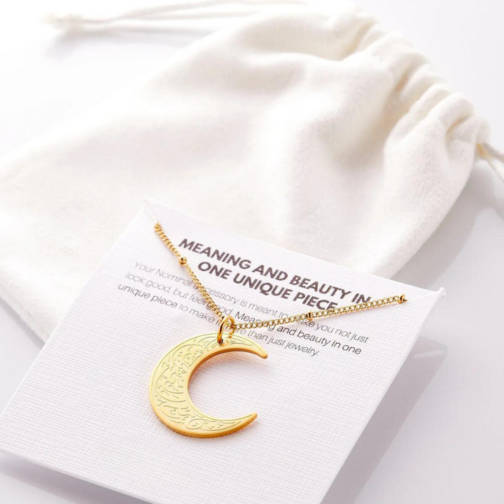 Celestial Crescent Harmony Necklace