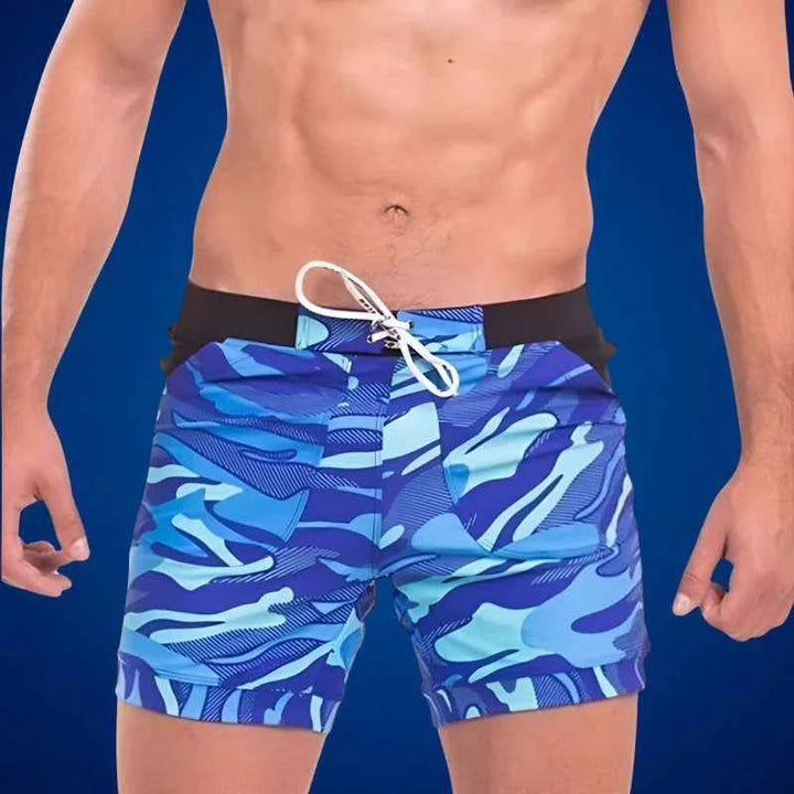 Men's Versatile and Comfortable Swim Shorts Light Blue